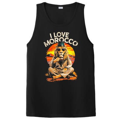 Morocco Lovers I Love Morocco PosiCharge Competitor Tank