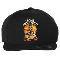 Morocco Lovers I Love Morocco Wool Snapback Cap