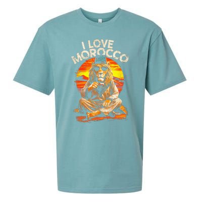 Morocco Lovers I Love Morocco Sueded Cloud Jersey T-Shirt