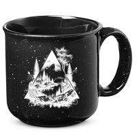 Mountain Landscape In A Triangle 15oz Campfire Ceramic Mug