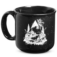 Mountain Landscape In A Triangle 15oz Campfire Ceramic Mug