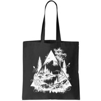 Mountain Landscape In A Triangle Bag
