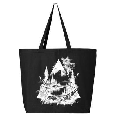 Mountain Landscape In A Triangle 25L Jumbo Tote