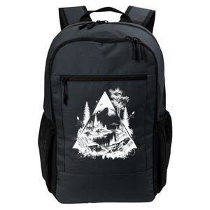 Mountain Landscape In A Triangle Daily Commute Backpack