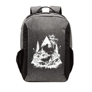 Mountain Landscape In A Triangle Vector Backpack