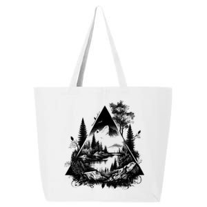 Mountain Landscape In A Triangle 25L Jumbo Tote