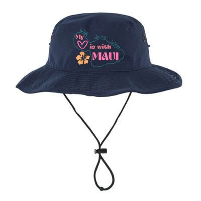 My Love Is With Maui Pray For Maui Legacy Cool Fit Booney Bucket Hat