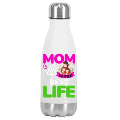 Mom Life Is The Best Life Stainless Steel Insulated Water Bottle