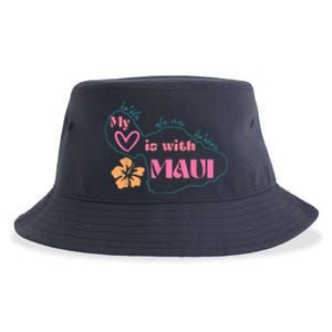 My Love Is With Maui Sustainable Bucket Hat