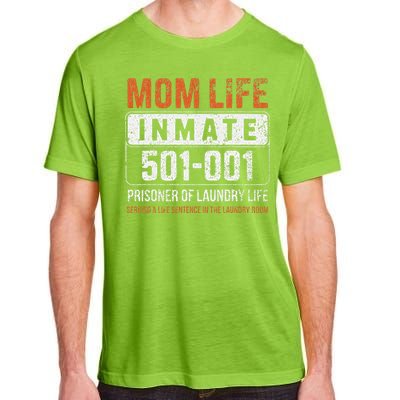 Mom Life Inmate Prisoner Funny Jail Halloween Costume Adult ChromaSoft Performance T-Shirt