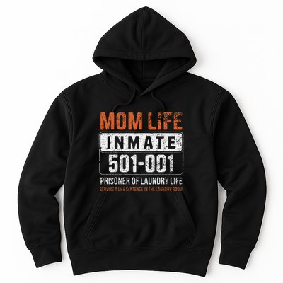 Mom Life Inmate Prisoner Funny Jail Halloween Costume Hoodie