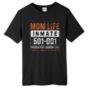 Mom Life Inmate Prisoner Funny Jail Halloween Costume Tall Fusion ChromaSoft Performance T-Shirt