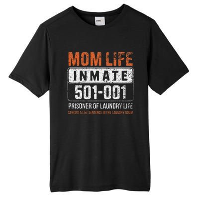 Mom Life Inmate Prisoner Funny Jail Halloween Costume Tall Fusion ChromaSoft Performance T-Shirt