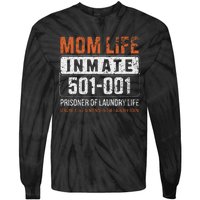 Mom Life Inmate Prisoner Funny Jail Halloween Costume Tie-Dye Long Sleeve Shirt