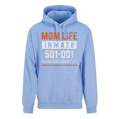 Mom Life Inmate Prisoner Funny Jail Halloween Costume Unisex Surf Hoodie