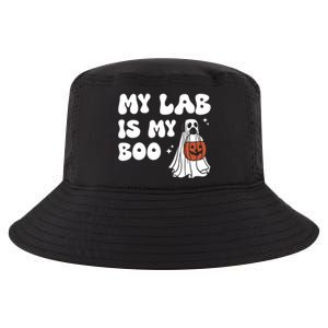 My Lab Is My Boo Dog Ghost Dog Halloween Retro Labrador Mama Gift Cool Comfort Performance Bucket Hat