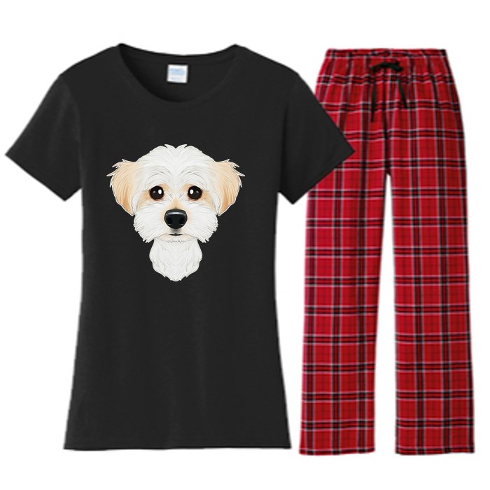 Maltese Lover I Dog Lover I Maltese Women's Flannel Pajama Set