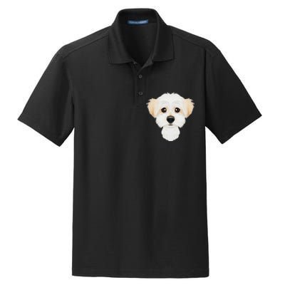 Maltese Lover I Dog Lover I Maltese Dry Zone Grid Polo