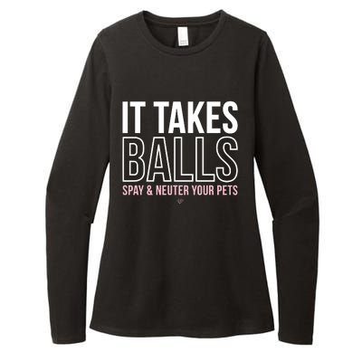 Miranda Lambert It Takes Balls Spay & Neuter Your Pets Womens CVC Long Sleeve Shirt