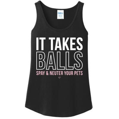 Miranda Lambert It Takes Balls Spay & Neuter Your Pets Ladies Essential Tank