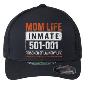 Mom Life Inmate Prisoner Funny Jail Halloween Costume Flexfit Unipanel Trucker Cap