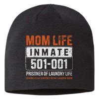 Mom Life Inmate Prisoner Funny Jail Halloween Costume Sustainable Beanie