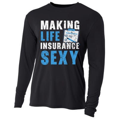 Making Life Insurance Sexy Insurance Agents Job Profession Cooling Performance Long Sleeve Crew