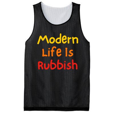 Modern Life Is Rubbish Mesh Reversible Basketball Jersey Tank