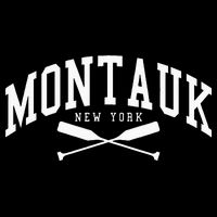 Montauk Long Island New York Collegiate Style Flat Bill Trucker Hat