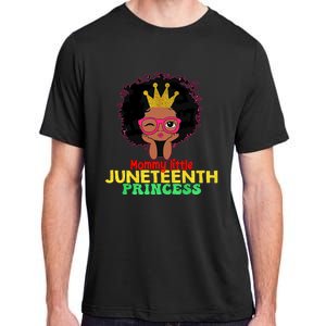 Mommy Little Juneteenth Princess Celebrate 19th Black Girl Adult ChromaSoft Performance T-Shirt