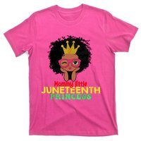 Mommy Little Juneteenth Princess Celebrate 19th Black Girl T-Shirt