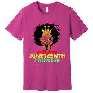 Mommy Little Juneteenth Princess Celebrate 19th Black Girl Premium T-Shirt