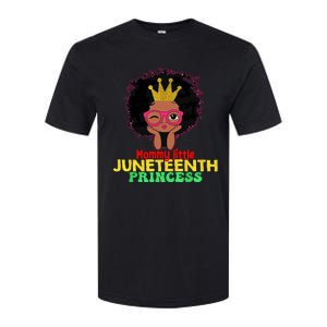 Mommy Little Juneteenth Princess Celebrate 19th Black Girl Softstyle CVC T-Shirt