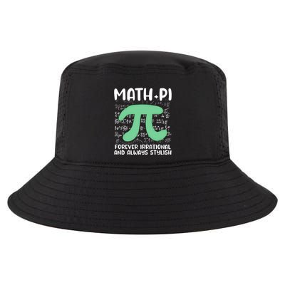Math Lover Joke Irrational Pi Symbol Pi Day Funny Math Gift Cool Comfort Performance Bucket Hat