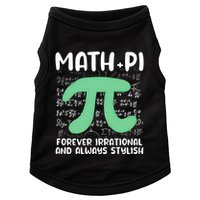 Math Lover Joke Irrational Pi Symbol Pi Day Funny Math Gift Doggie Tank