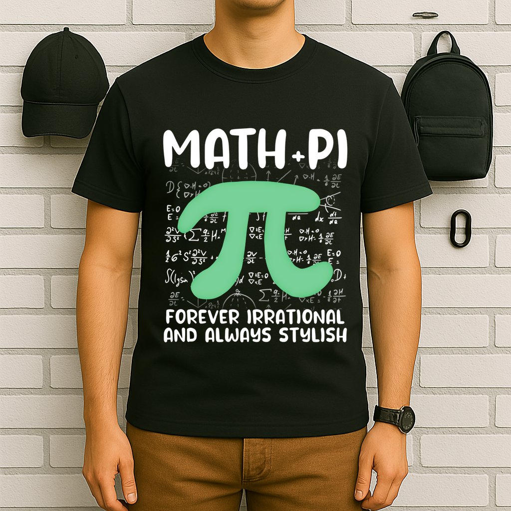 Math Lover Joke Irrational Pi Symbol Pi Day Funny Math Gift T-Shirt