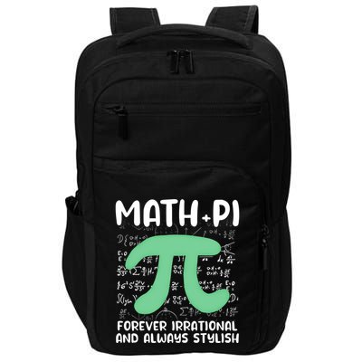 Math Lover Joke Irrational Pi Symbol Pi Day Funny Math Gift Impact Tech Backpack