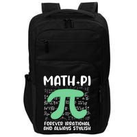 Math Lover Joke Irrational Pi Symbol Pi Day Funny Math Gift Impact Tech Backpack