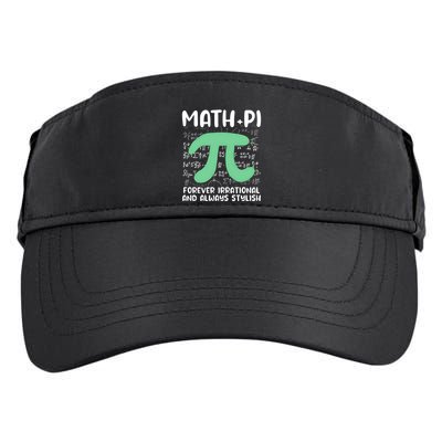 Math Lover Joke Irrational Pi Symbol Pi Day Funny Math Gift Adult Drive Performance Visor