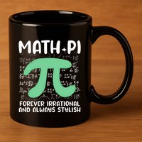 Math Lover Joke Irrational Pi Symbol Pi Day Funny Math Gift 11oz C Handle Ceramic Mug