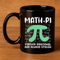 Math Lover Joke Irrational Pi Symbol Pi Day Funny Math Gift 11oz C Handle Ceramic Mug