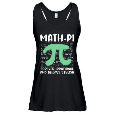 Math Lover Joke Irrational Pi Symbol Pi Day Funny Math Gift Ladies Essential Flowy Tank