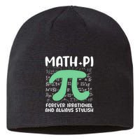 Math Lover Joke Irrational Pi Symbol Pi Day Funny Math Gift Sustainable Beanie