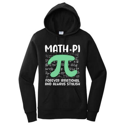 Math Lover Joke Irrational Pi Symbol Pi Day Funny Math Gift Women's Pullover Hoodie