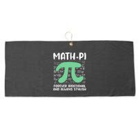Math Lover Joke Irrational Pi Symbol Pi Day Funny Math Gift Large Microfiber Waffle Golf Towel