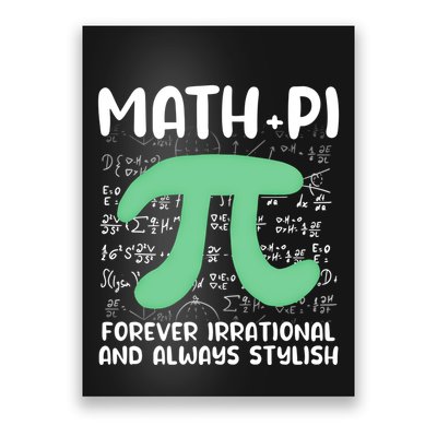 Math Lover Joke Irrational Pi Symbol Pi Day Funny Math Gift Poster