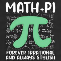 Math Lover Joke Irrational Pi Symbol Pi Day Funny Math Gift 25L Jumbo Tote