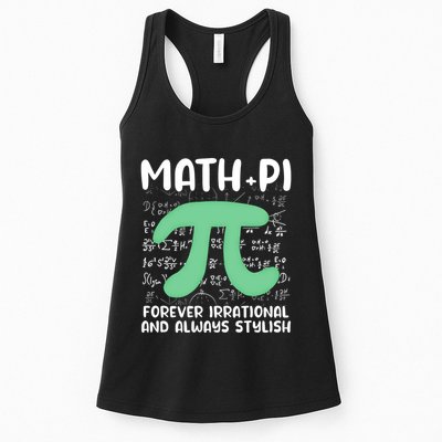 Math Lover Joke Irrational Pi Symbol Pi Day Funny Math Gift Womens Tank Top
