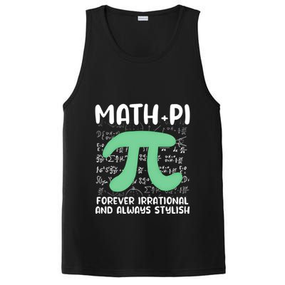 Math Lover Joke Irrational Pi Symbol Pi Day Funny Math Gift PosiCharge Competitor Tank