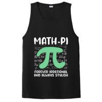 Math Lover Joke Irrational Pi Symbol Pi Day Funny Math Gift PosiCharge Competitor Tank